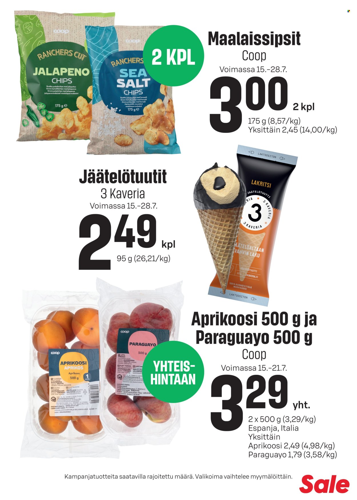 Sale tarjouslehti  - 15.07.2026 - 28.07.2026. Sivu 1
