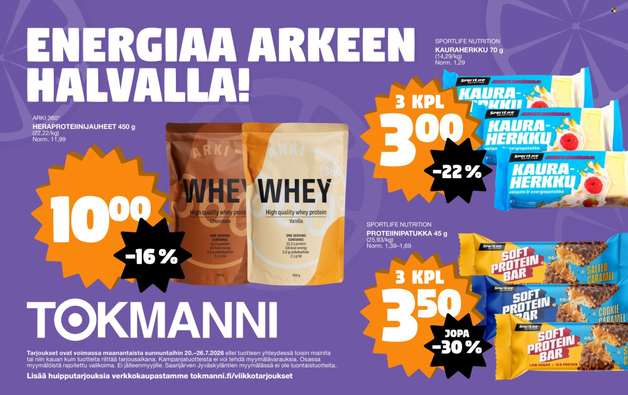 Tokmanni tarjouslehti  - 20.07.2026 - 26.07.2026. Sivu 4
