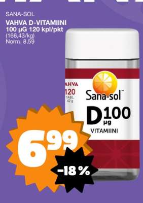 SANA-SOL VAHVA D-VITAMIINI