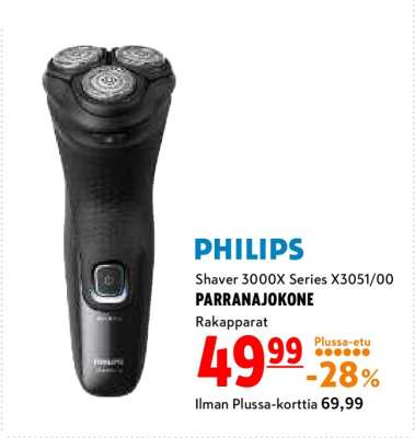 PHILIPS Shaver 3000X Series X3051/00
