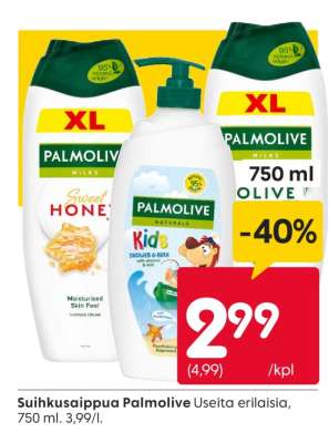 Suihkusaippua Palmolive