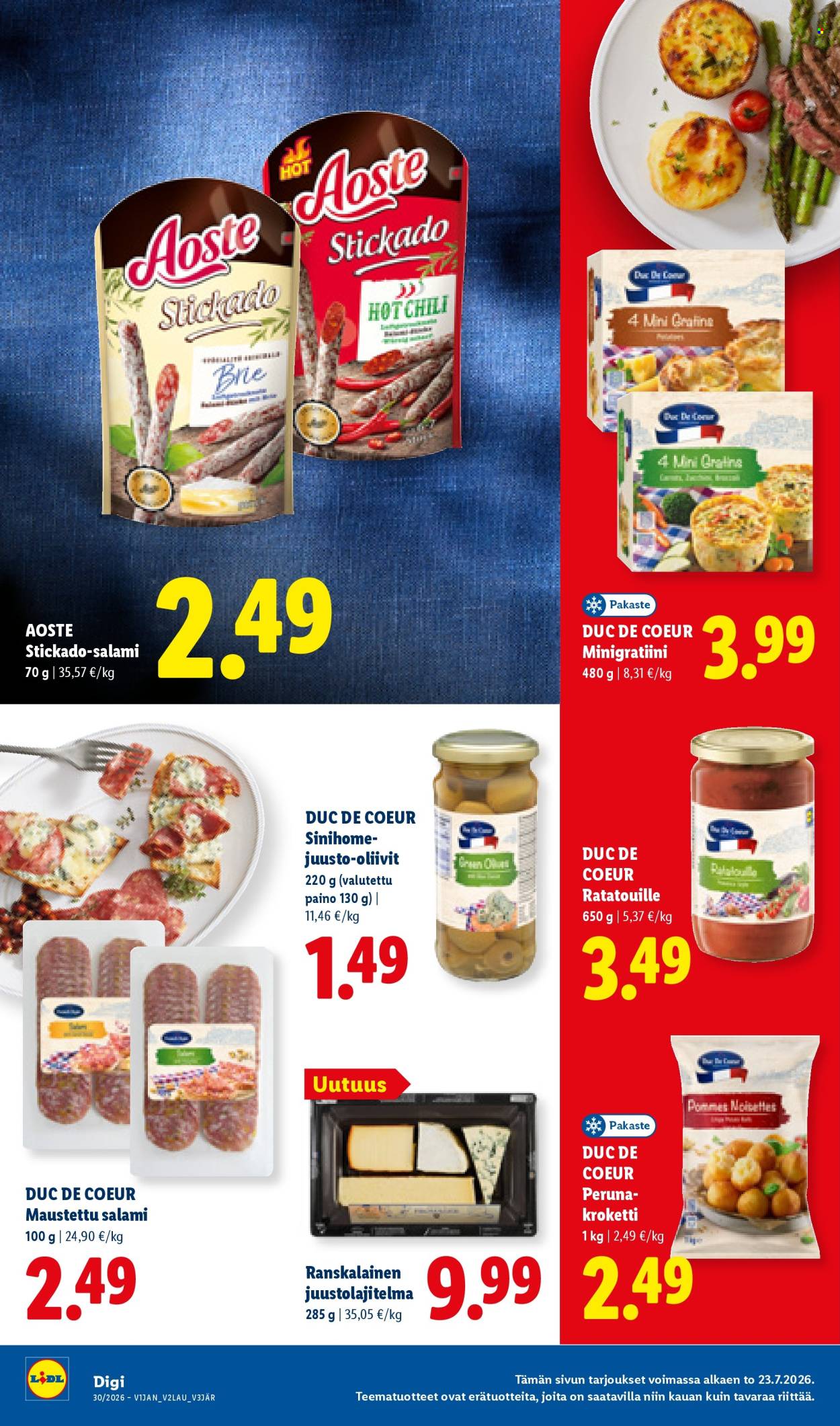 Lidl tarjouslehti  - 23.07.2026 - 29.07.2026. Sivu 10