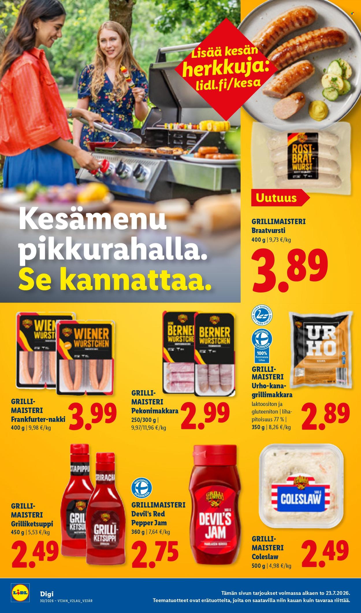 Lidl tarjouslehti  - 23.07.2026 - 29.07.2026. Sivu 12