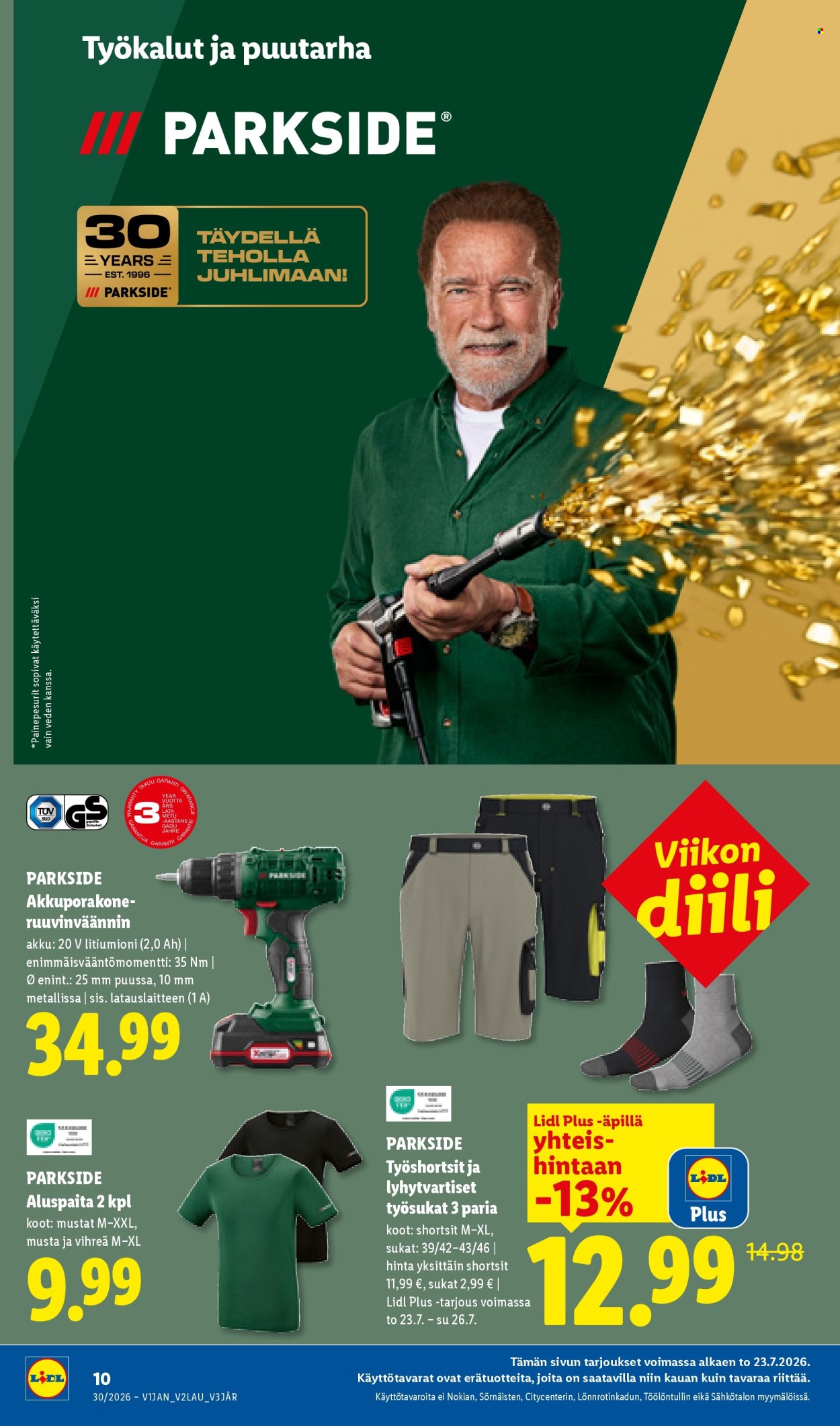 Lidl tarjouslehti  - 23.07.2026 - 29.07.2026. Sivu 18