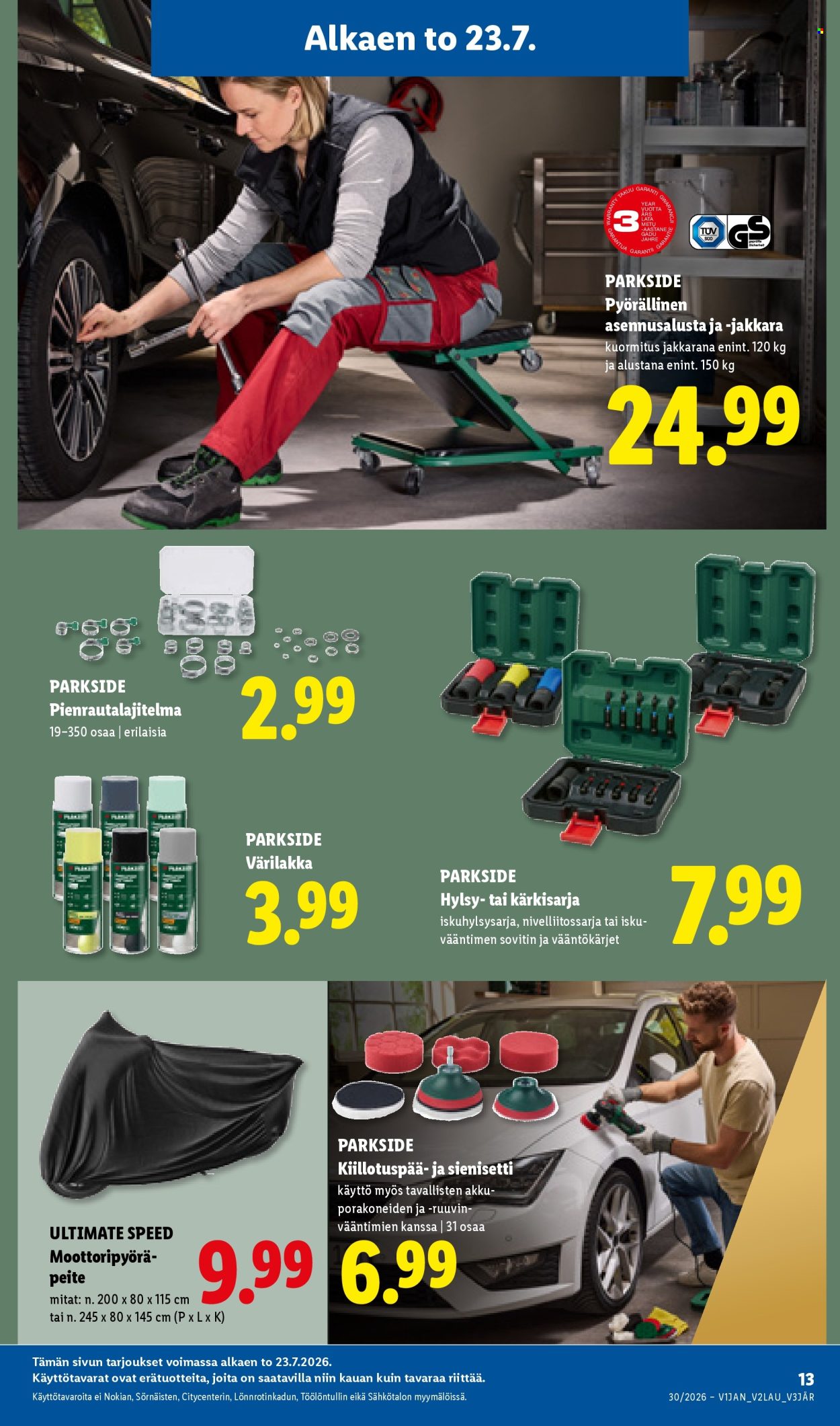 Lidl tarjouslehti  - 23.07.2026 - 29.07.2026. Sivu 21