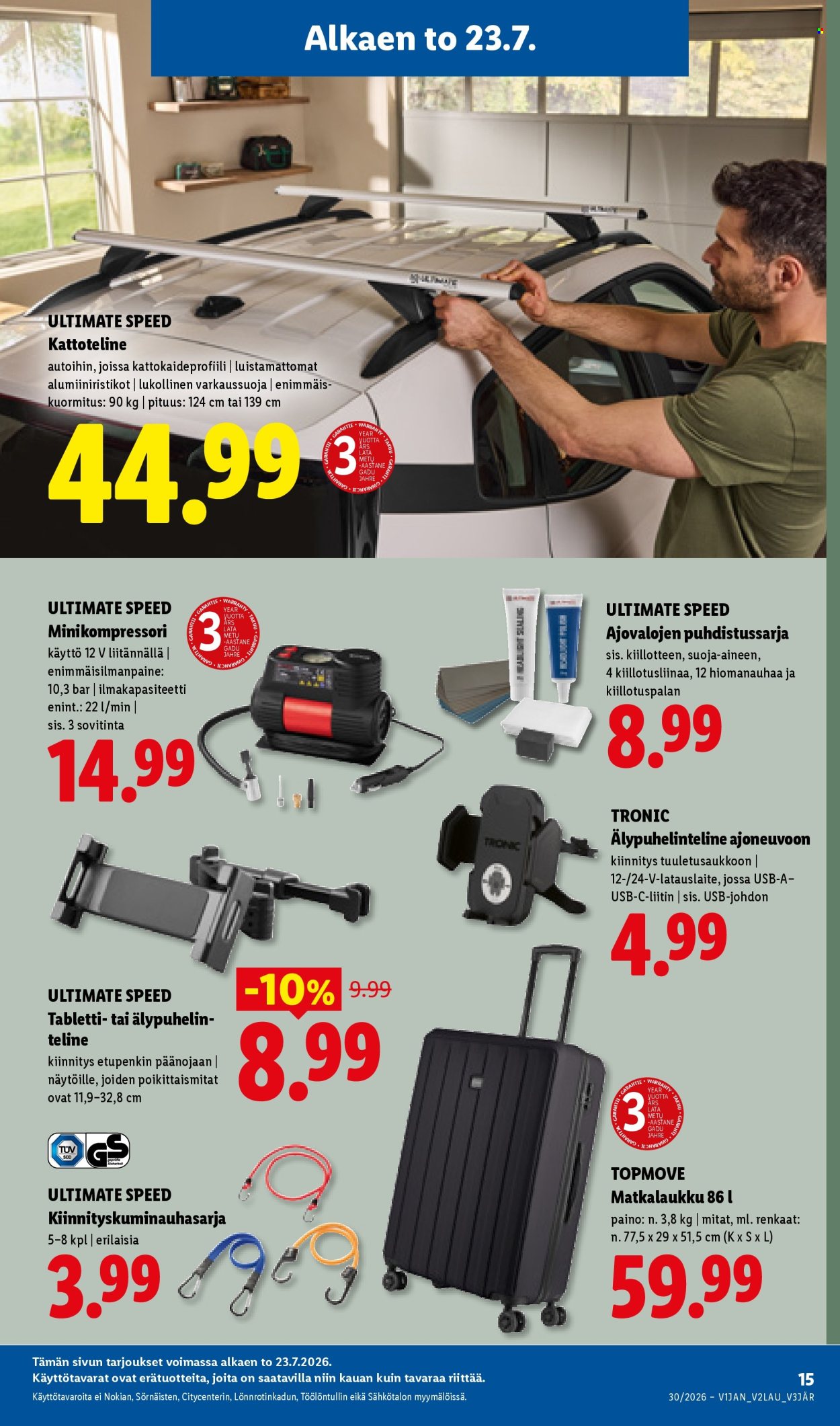 Lidl tarjouslehti  - 23.07.2026 - 29.07.2026. Sivu 23