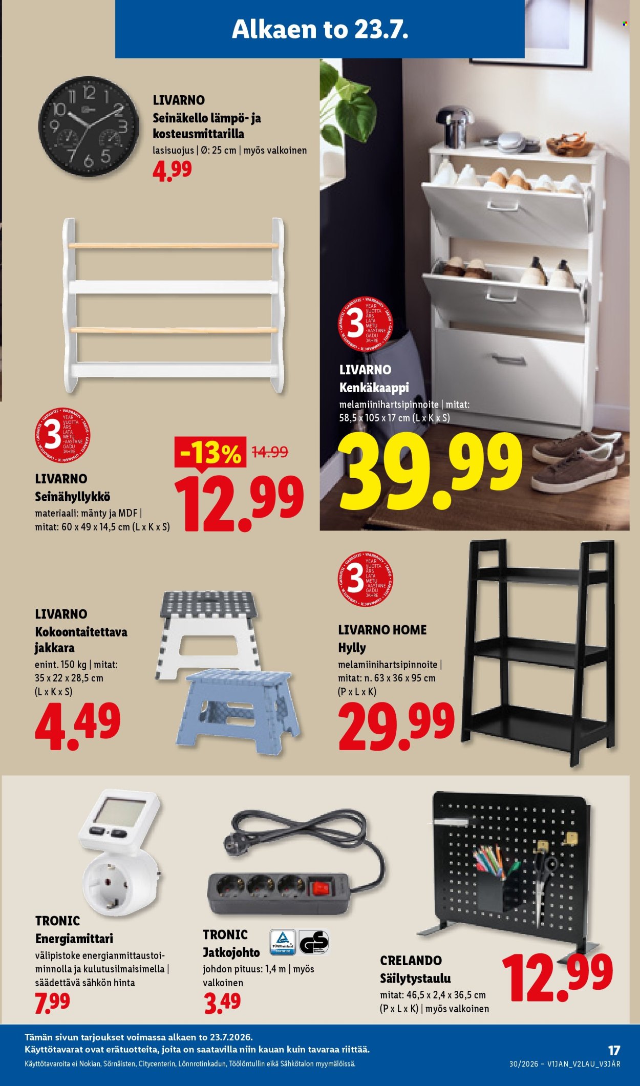 Lidl tarjouslehti  - 23.07.2026 - 29.07.2026. Sivu 25