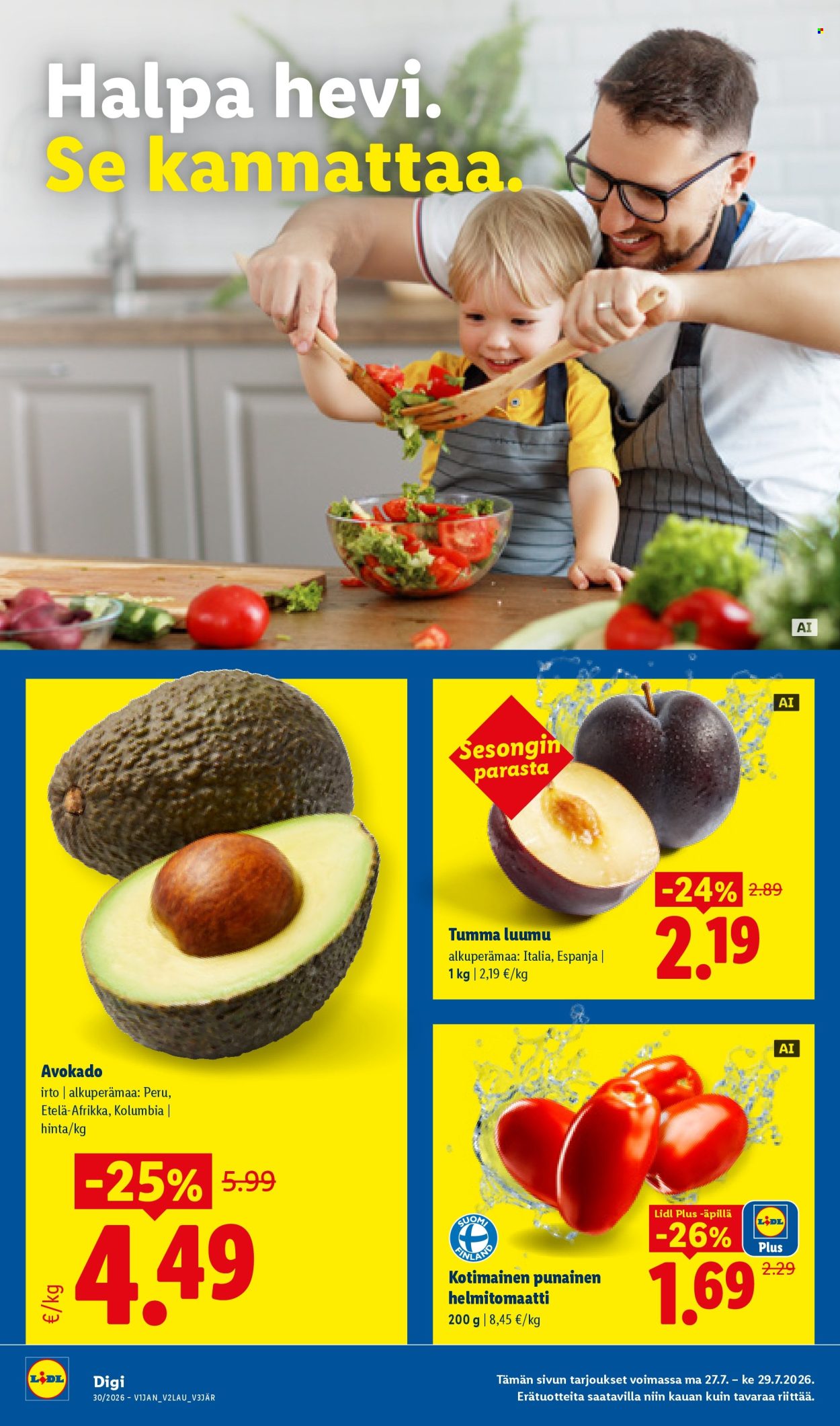 Lidl tarjouslehti  - 23.07.2026 - 29.07.2026. Sivu 26