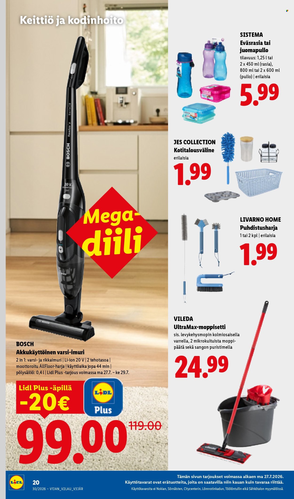 Lidl tarjouslehti  - 23.07.2026 - 29.07.2026. Sivu 30