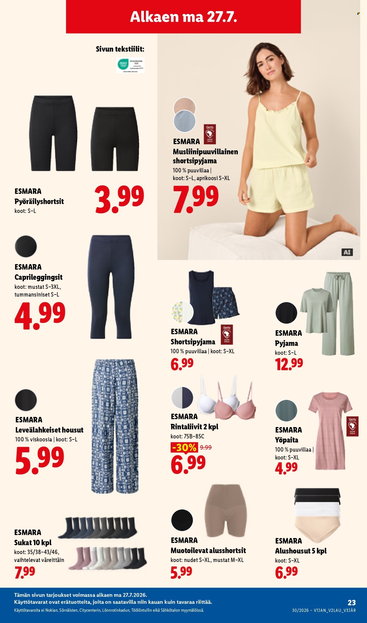 Lidl tarjouslehti  - 23.07.2026 - 29.07.2026. Sivu 33