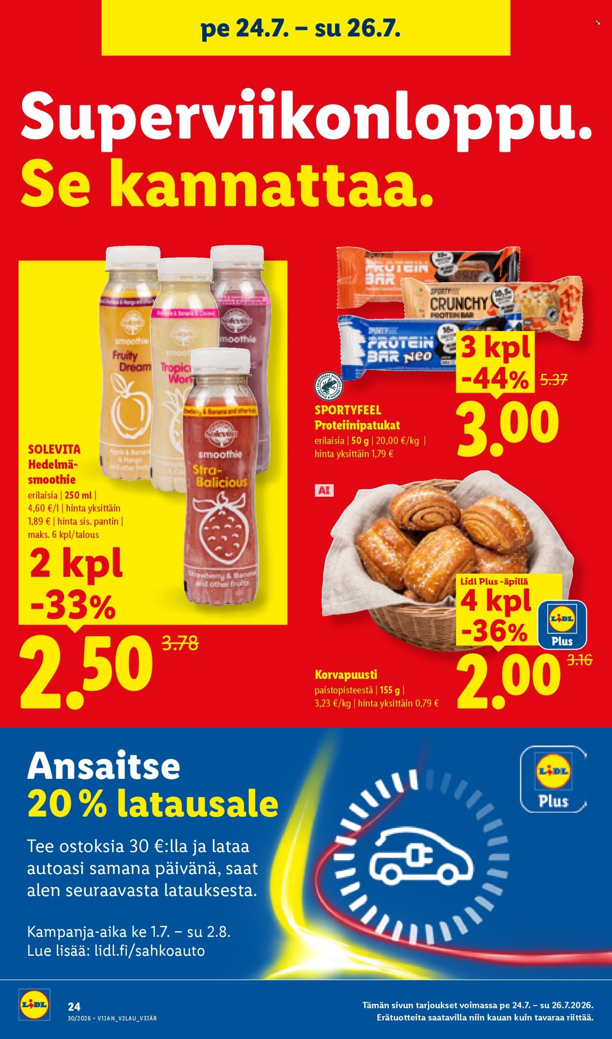 Lidl tarjouslehti  - 23.07.2026 - 29.07.2026. Sivu 34