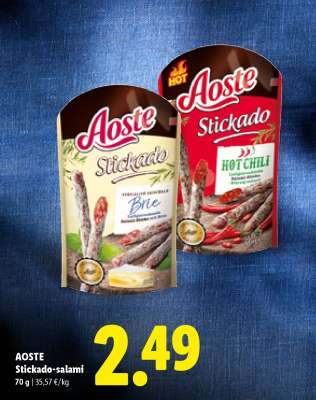 AOSTE Stickado-salami
