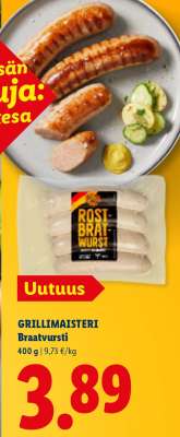 GRILLIMAISTERI Braatvursti