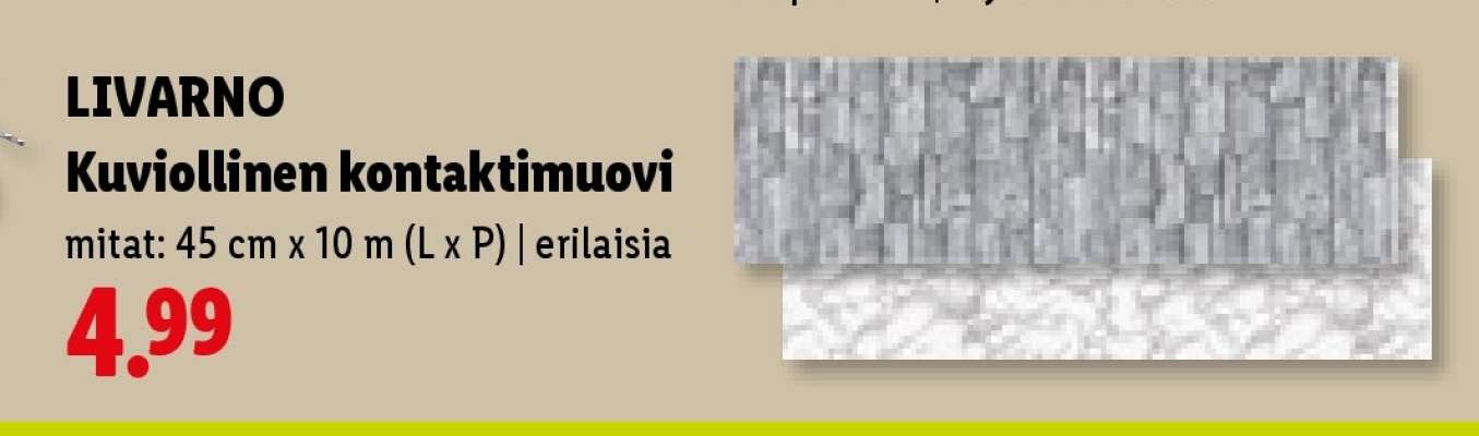 LIVARNO Kuvioillinen kontaktimuovi