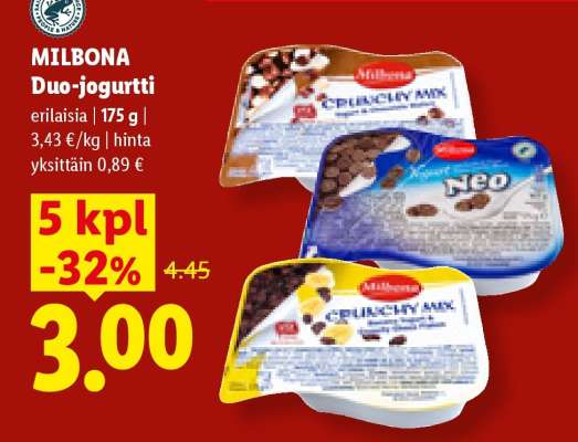 MILBONA Duo-jogurtti