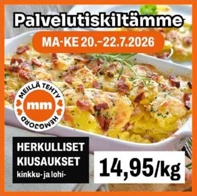 HERKULLISET KIUSAUKSET kinkku-ja lohi