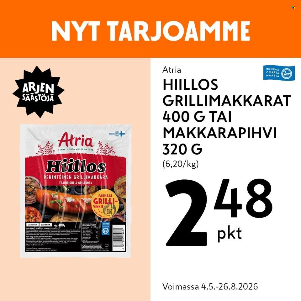 K-market tarjouslehti  - 04.05.2026 - 26.08.2026. Sivu 5