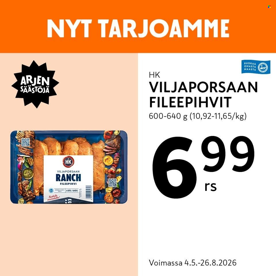 K-market tarjouslehti  - 04.05.2026 - 26.08.2026. Sivu 6