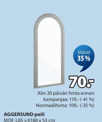 AGGERSUND peili