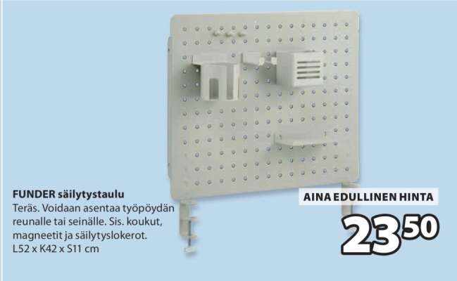 FUNDER säilytystaulu