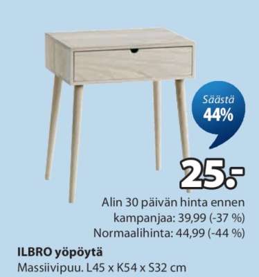 ILBRO yöpöytä