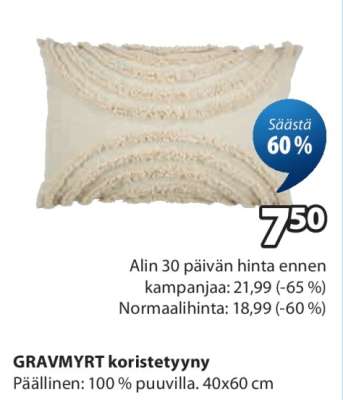 GRAVMYRT koristetyyny