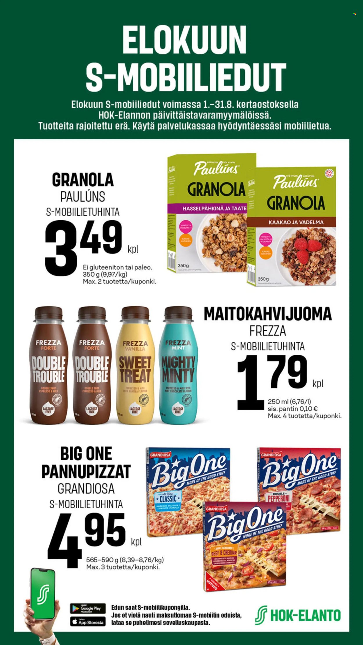S-market tarjouslehti  - 01.08.2026 - 31.08.2026. Sivu 1