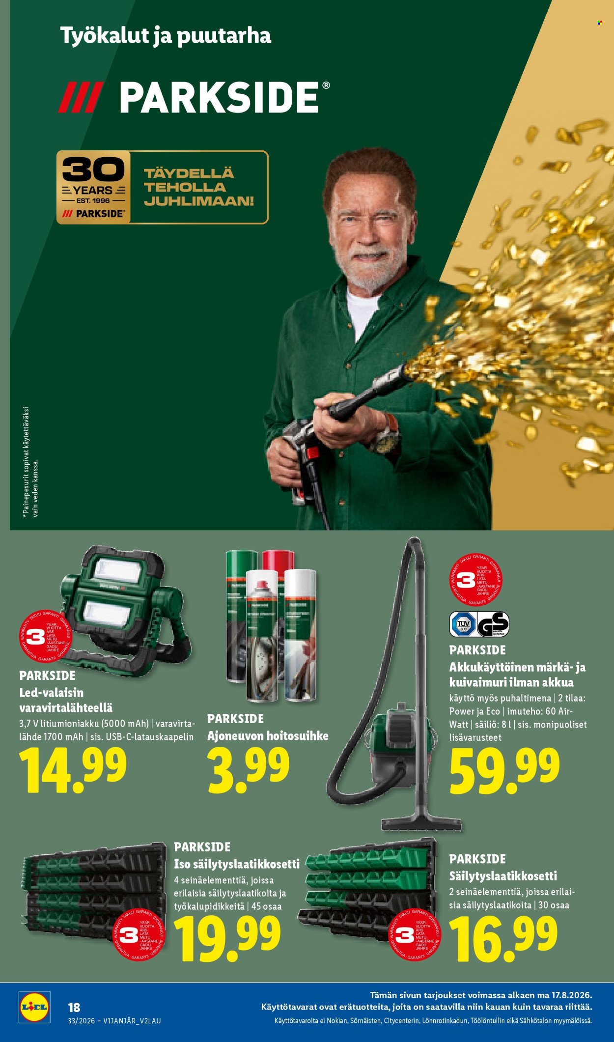 Lidl tarjouslehti  - 17.08.2026 - 19.08.2026. Sivu 6