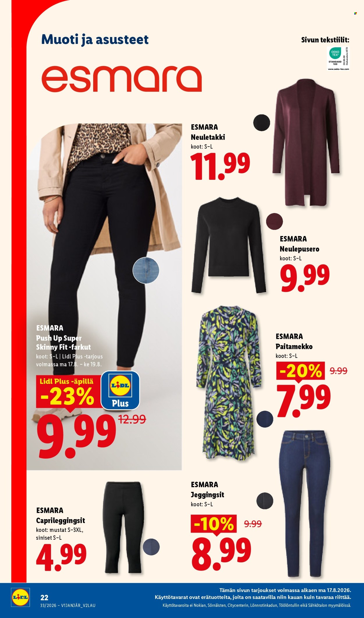 Lidl tarjouslehti  - 17.08.2026 - 19.08.2026. Sivu 10