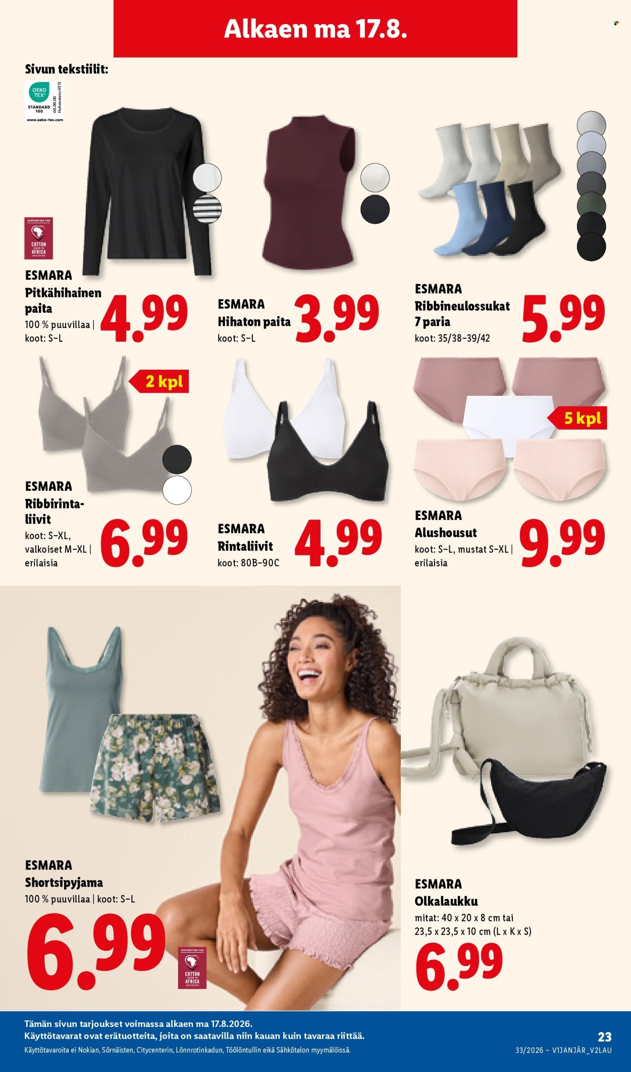 Lidl tarjouslehti  - 17.08.2026 - 19.08.2026. Sivu 11