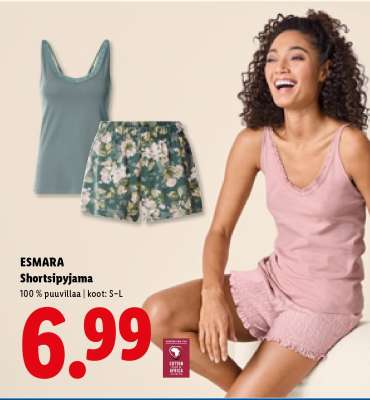 ESMARA Shortsipyjama