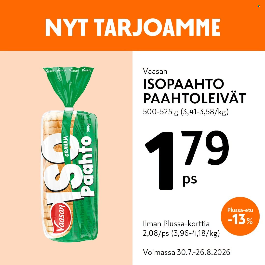 K-market tarjouslehti  - 30.07.2026 - 26.08.2026. Sivu 3