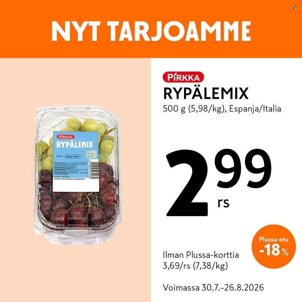 K-market tarjouslehti  - 30.07.2026 - 26.08.2026. Sivu 11
