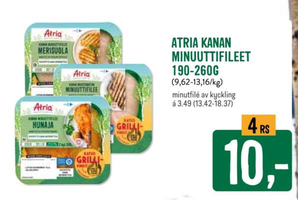 ATRIA Kanan minuuttifileet