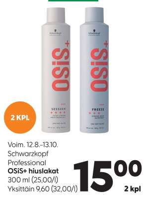 Schwarzkopf Professional OSiS+ hiuslakat