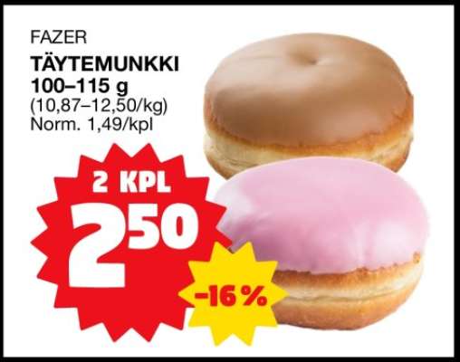 FAZER TÄYTEMUNKKI
