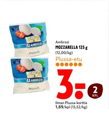 Ambrosi MOZZARELLA 125 g