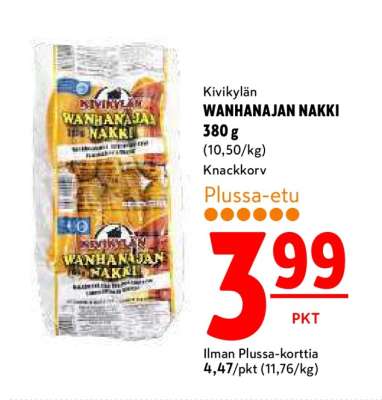 Kivikylän Wanhanajan Nakki