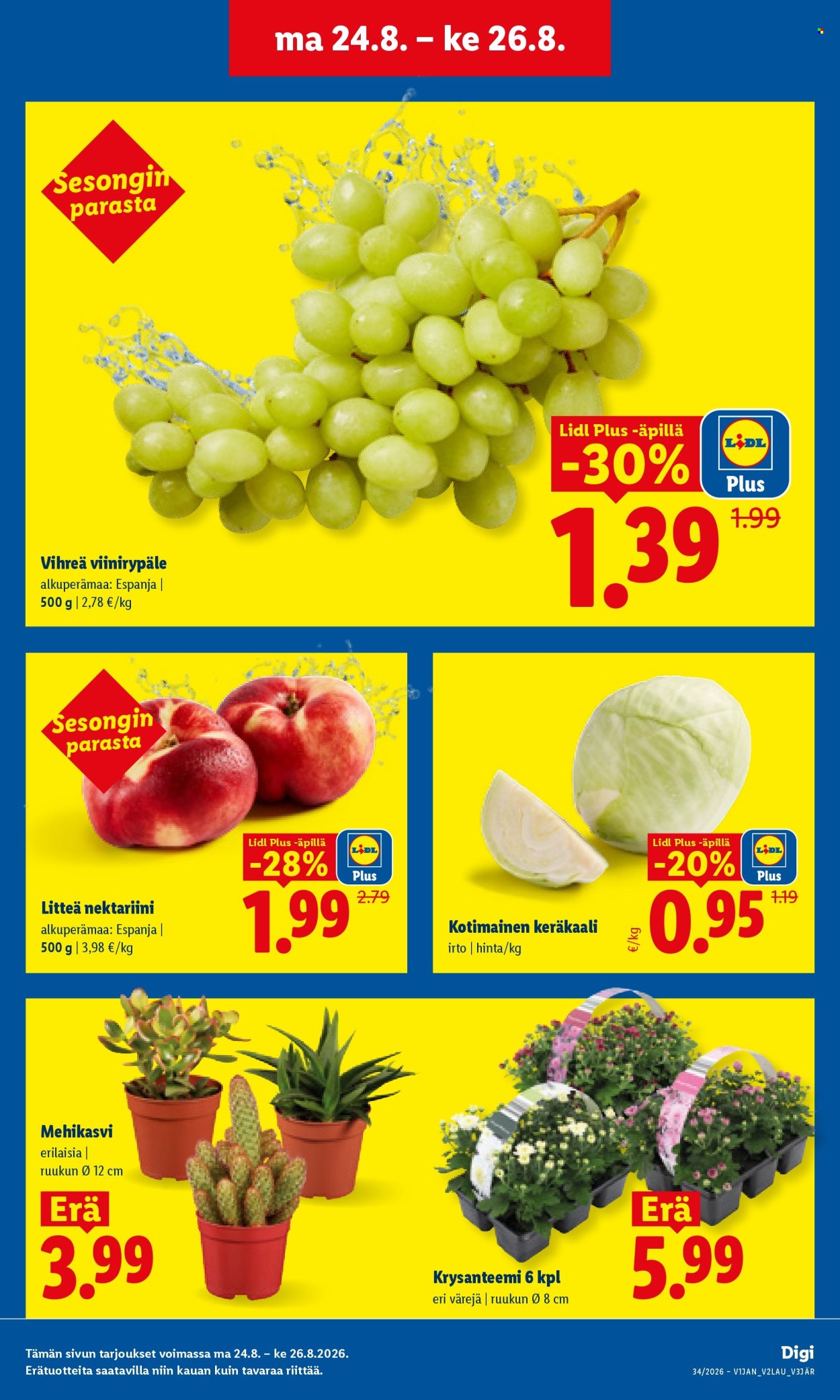 Lidl tarjouslehti  - 24.08.2026 - 26.08.2026. Sivu 3