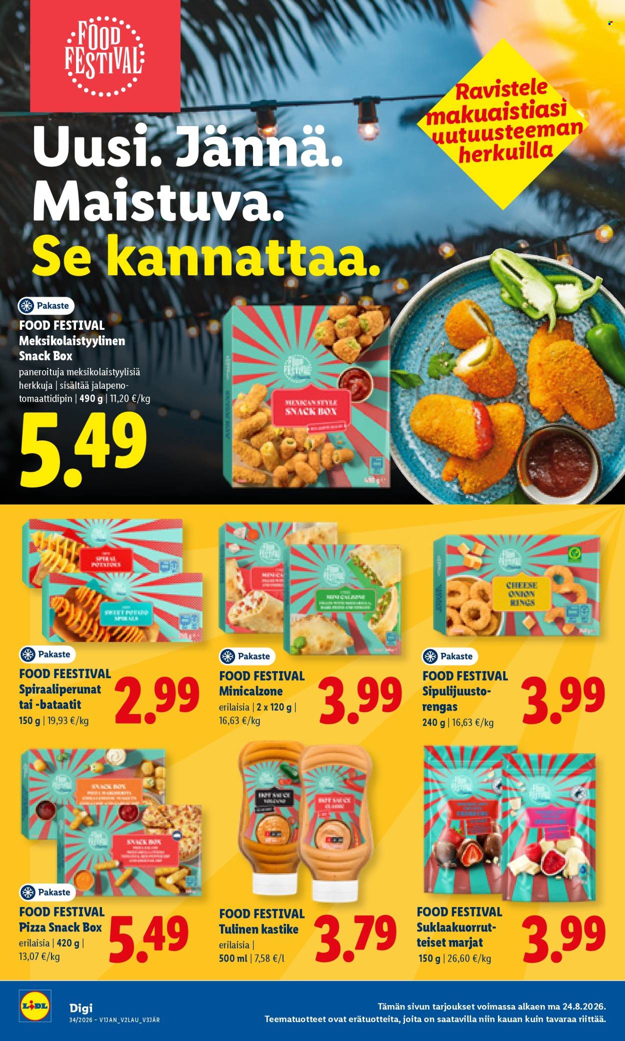 Lidl tarjouslehti  - 24.08.2026 - 26.08.2026. Sivu 8