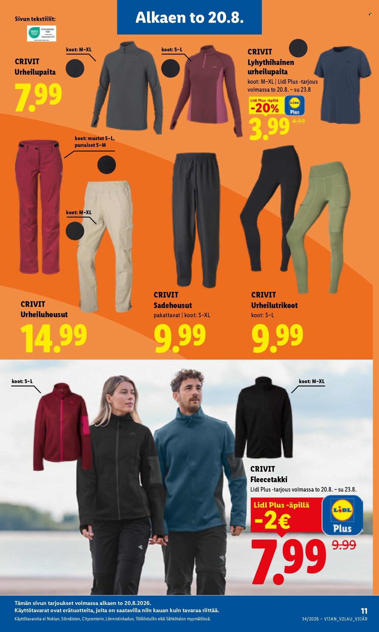 Lidl tarjouslehti  - 20.08.2026 - 23.08.2026. Sivu 13