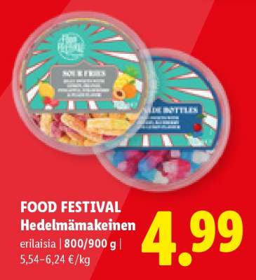 FOOD FESTIVAL Hedelmämakeinen