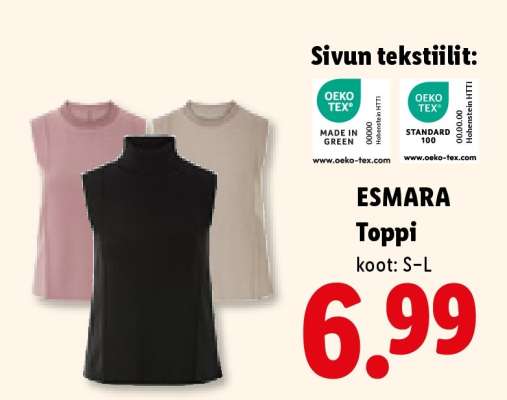ESMARA Toppi