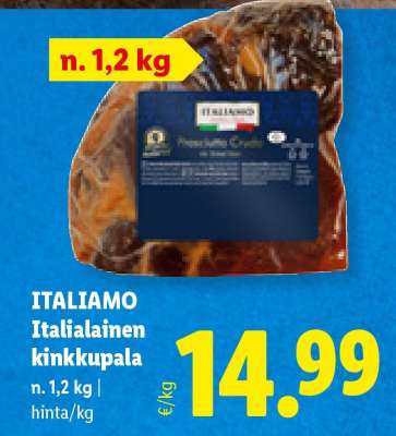 ITALIAMO Italialainen kinkkupala