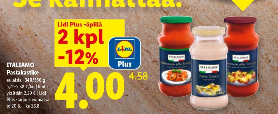 ITALIAMO Pastakastike