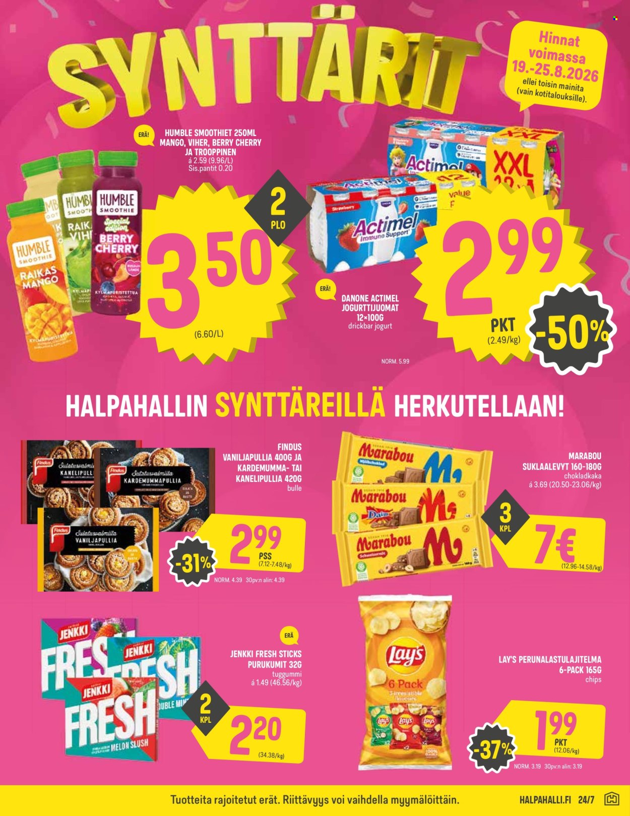 HalpaHalli tarjouslehti  - 19.08.2026 - 25.08.2026. Sivu 3