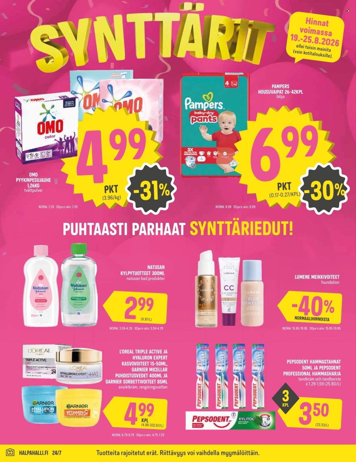 HalpaHalli tarjouslehti  - 19.08.2026 - 25.08.2026. Sivu 4