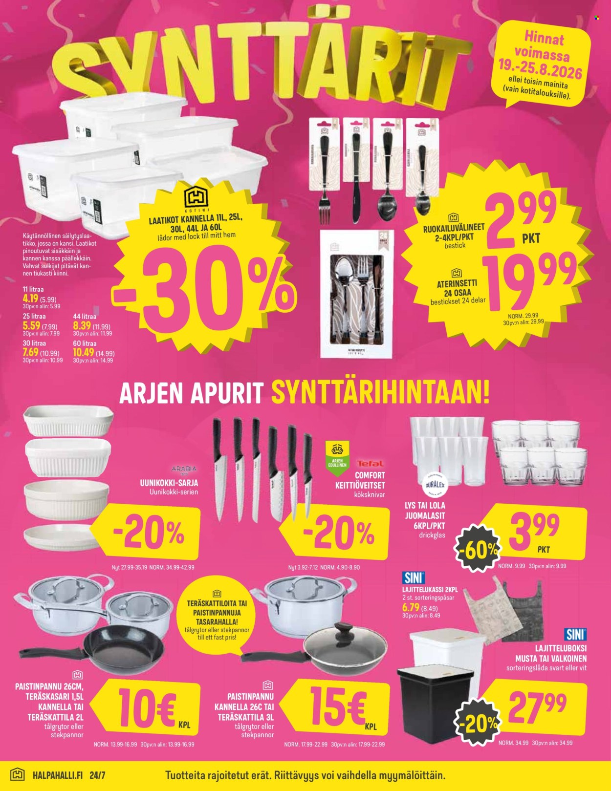 HalpaHalli tarjouslehti  - 19.08.2026 - 25.08.2026. Sivu 8