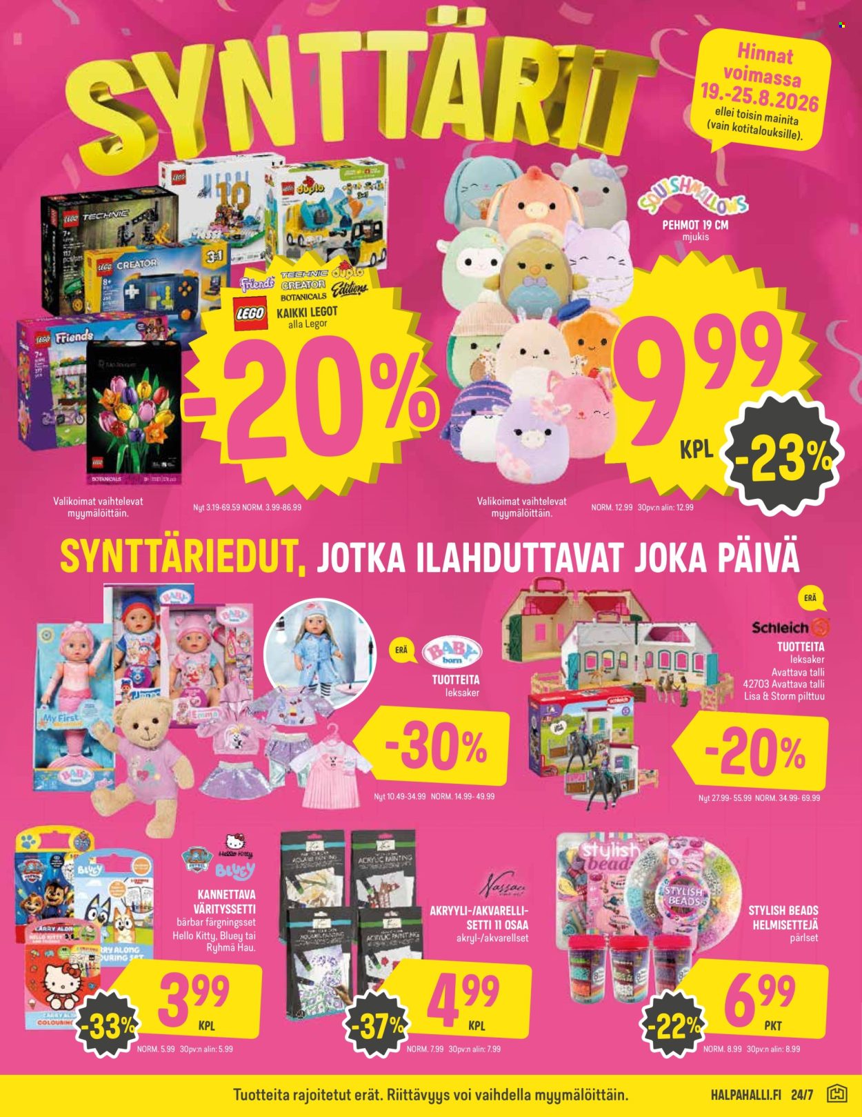 HalpaHalli tarjouslehti  - 19.08.2026 - 25.08.2026. Sivu 9