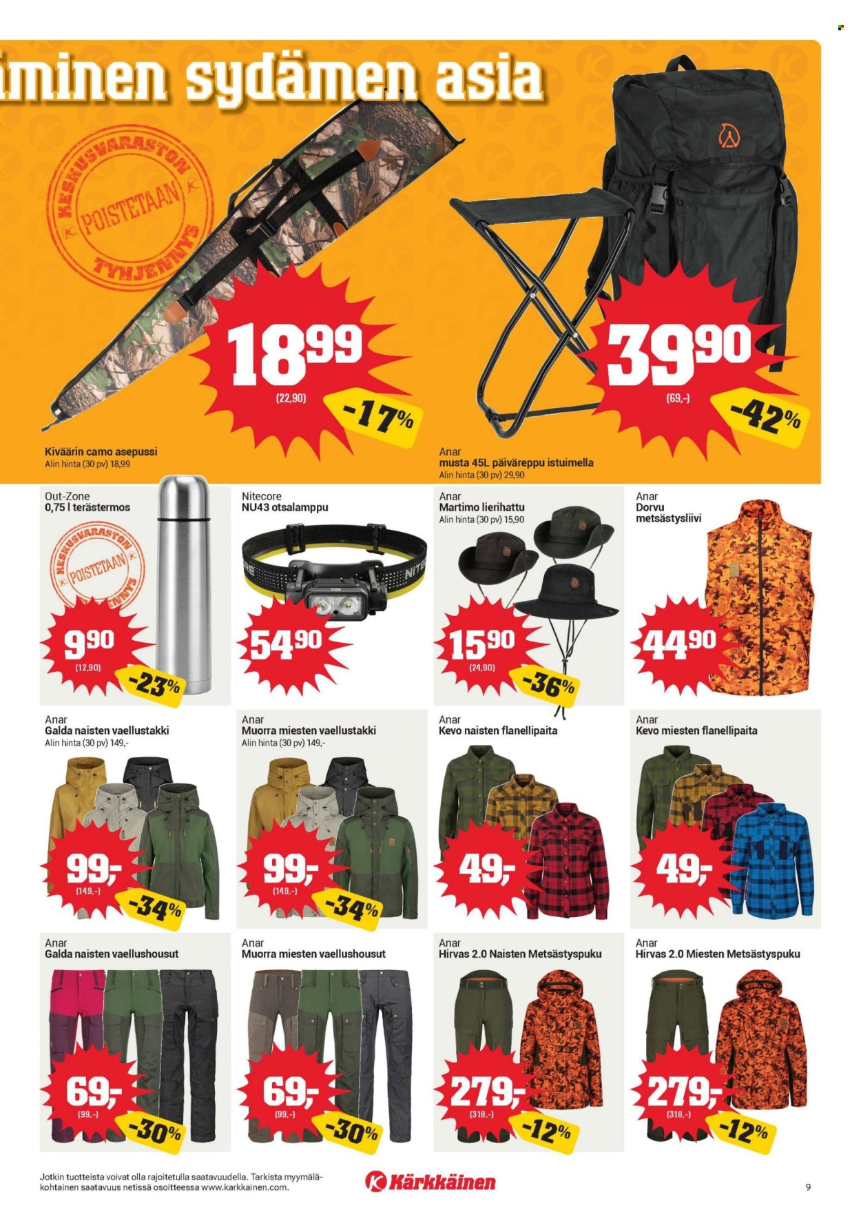 Kärkkäinen tarjouslehti  - 19.08.2026 - 01.09.2026. Sivu 9